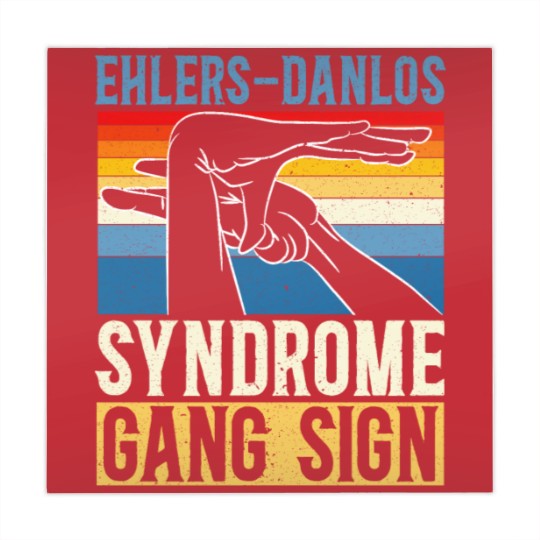 Discover Ehlers-Danlos Syndrome Gang Sign EDS HSD Mahjong Mats