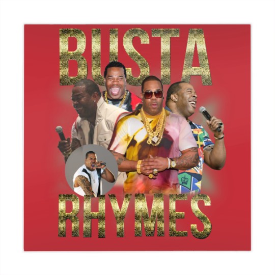 Discover Busta Rhymes Mahjong Mats Vintage Hip Hop 90s Retro Graphic Mahjong Mats