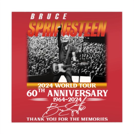 Discover Bruce Springsteen 2024 Tour Mahjong Mats, Bruce Springsteen 60th Anniversary