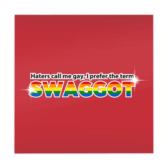 Discover haters call me gay i prefer the term swaggot t Mahjong Mats