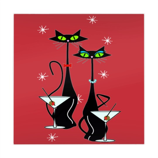 Discover MCM Atomic Cats Martini Time Mahjong Mats