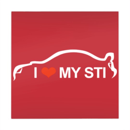 Discover STI Impreza "I love my STI" Mahjong Mats