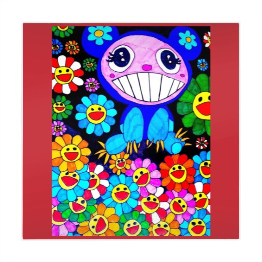 Discover Murakami paint art Canvas Print Mahjong Mats