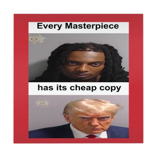 Discover Playboi Carti Donald Trump Mugshot Mahjong Mats