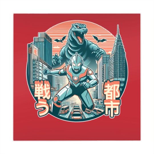 Discover Ultraman Vs Godzillá - Warzone 6 Mahjong Mats Mahjong Mats