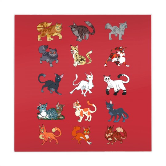 Discover Warrior cats pattern 1 Mahjong Mats