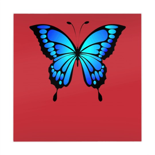 Discover blue butterfly Mahjong Mats