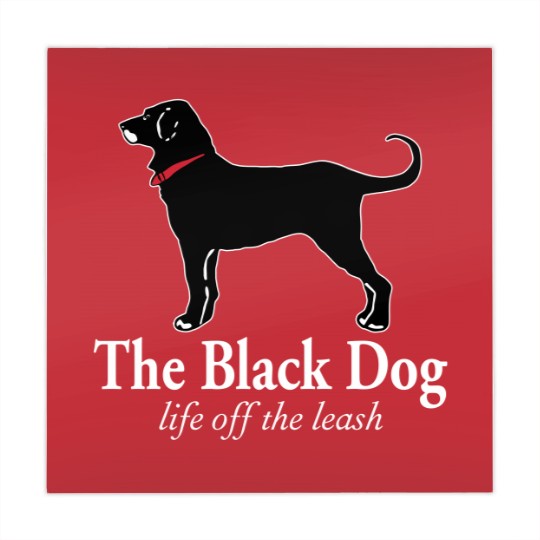 Discover The Black Dog Logo Life Off The Leash Mahjong Mats