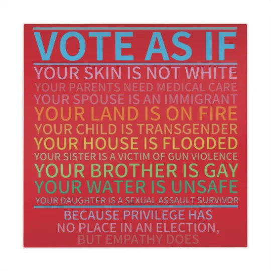 Discover Vote as if Mahjong Mats, Human Rights Mahjong Mats, Protest Apparel