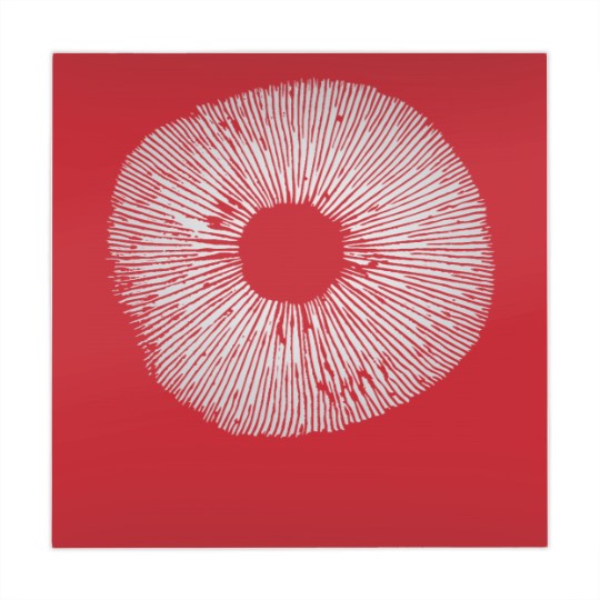 Discover Mycology Mushroom Spore Print Art Mahjong Mats