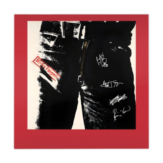 Discover Sticky Fingers album vintage Mahjong Mats