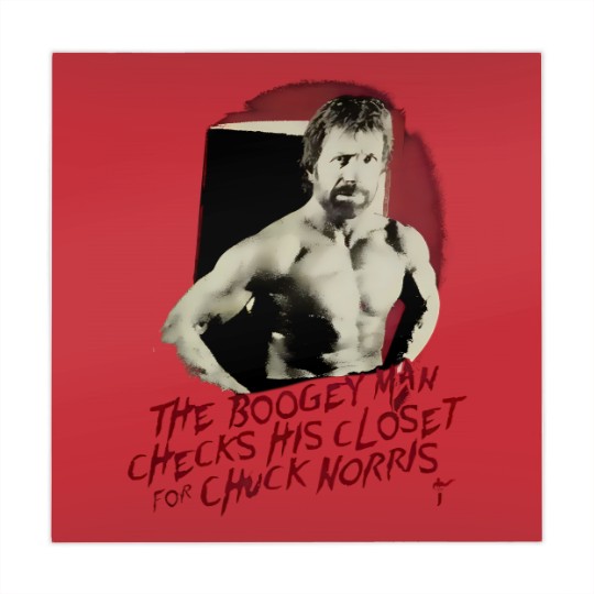 Discover Vintage Chuck Norris The Boogeyman Movie Actors Black Mahjong Mats