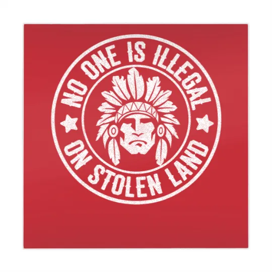 Discover Native American No One Illegal Stolen Land Mahjong Mats