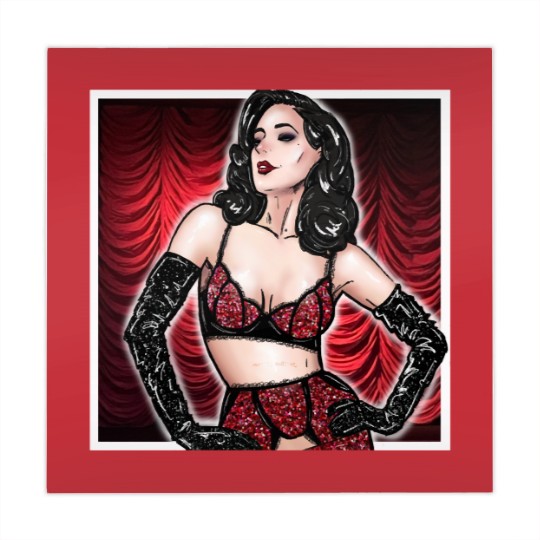 Discover Celebrating the icons - Dita Von Teese (red version) Mahjong Mats