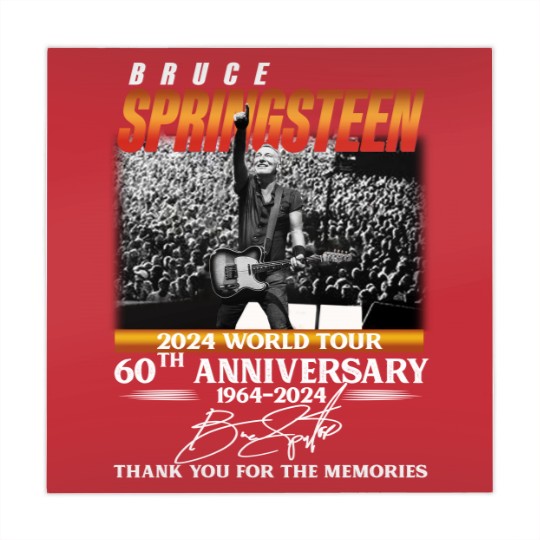 Discover Bruce Springsteen 2024 Tour Mahjong Mats, Bruce Springsteen 60th Anniversary Mahjong Mats