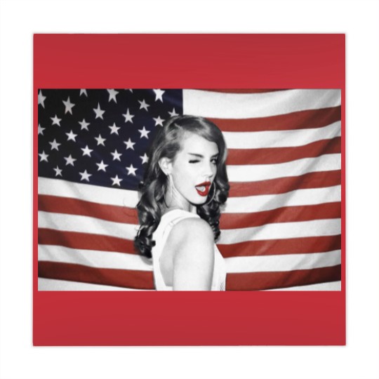Discover Lana Del Rey American Flag Hipster Dope Mens Mahjong Mats
