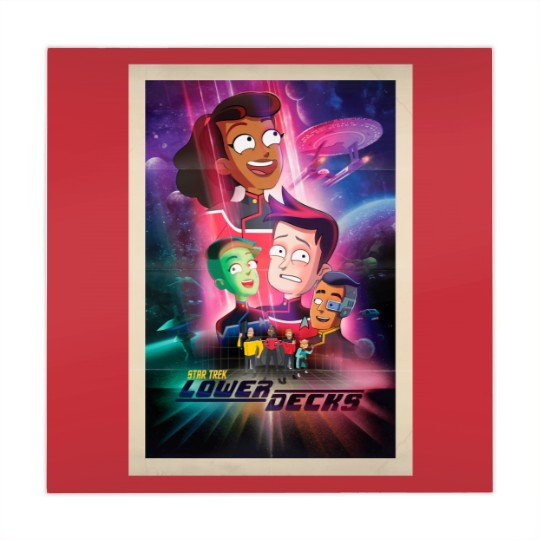 Discover Lower Decks Ensign Group Galactic Poster Mahjong Mats