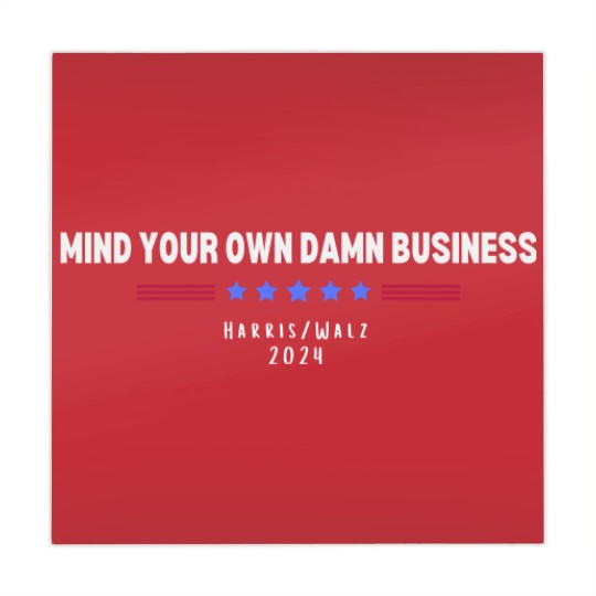 Discover Mind Your Own Damn Business Mahjong Mats, Harris Walz Mahjong Mats