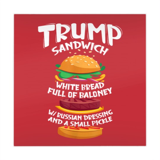 Discover Trump Sandwich Sign Funny Sandwich Day Sandwiches Pun 1979 Mahjong Mats