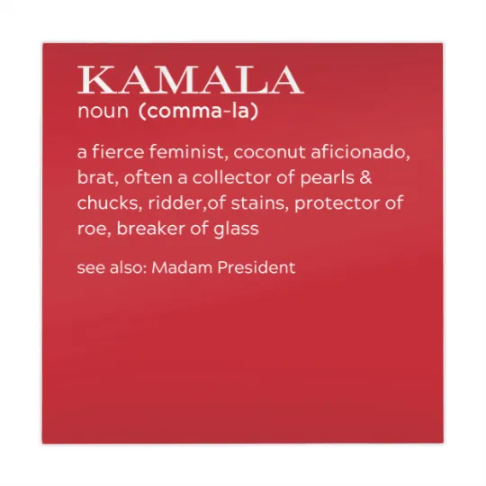 Discover Kamala Harris 2024 Election Mahjong Mats - Coconut Tree Mahjong Mats - Kamala Rally