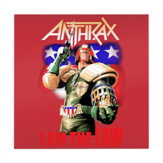 Discover Anthrax Mahjong Mats Judge Dredd I AM THE LAW Mahjong Mats NEW Heavy Metal Band