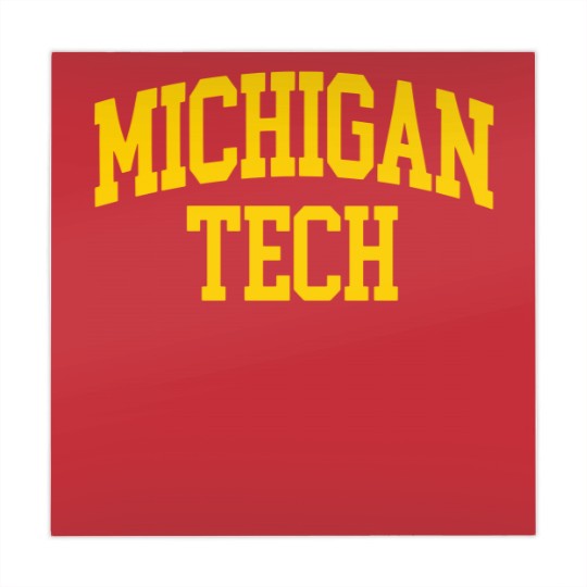 Discover michigan tech - college font curved Mahjong Mats