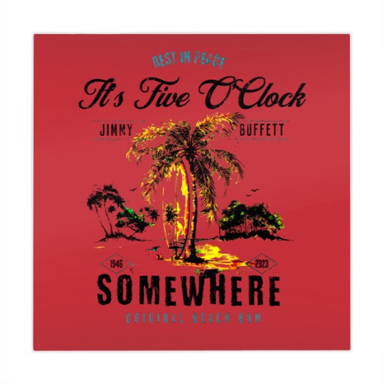 Discover Jimmy Buffett Memorial for Parrot Heads Club, Jimmy Buffett Parrot Mahjong Mats
