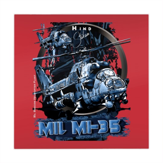Discover Mi-35 Hind Attack Helicopter Active Mahjong Mats