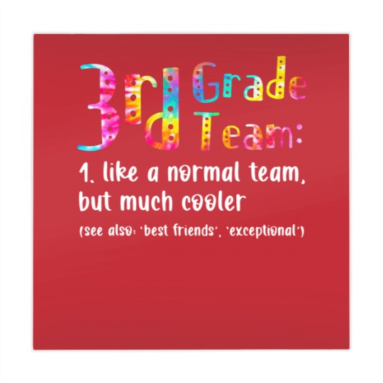Discover 3Rd Grade Team  3Rd Grade Squad Teacher Gifts Mahjong Mats