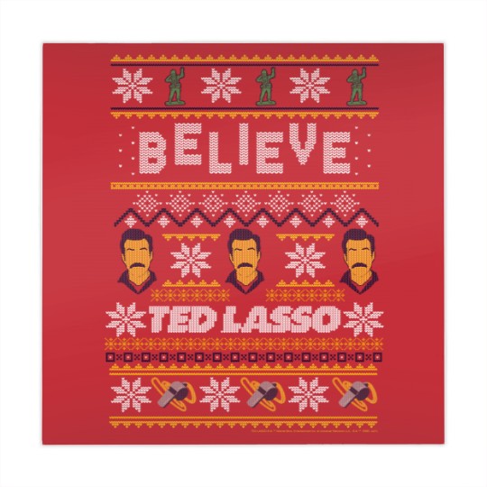 Discover ted lasso christmas believe ted lasso ugly sweat Mahjong Mats