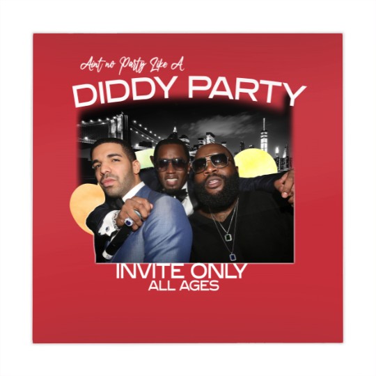 Discover Aint No Party Like A Diddy Party Ver 3, Rap Unisex Mahjong Mats