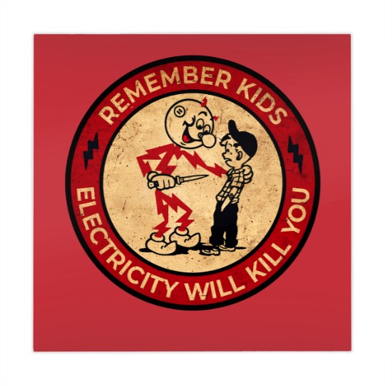 Discover Electricity Will Kill You Vintage Mahjong Mats