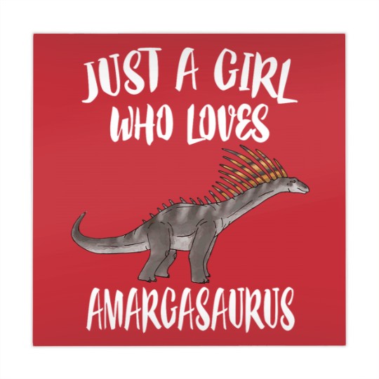 Discover Just A Girl Who Loves Amargasaurus Dinosaur Mahjong Mats