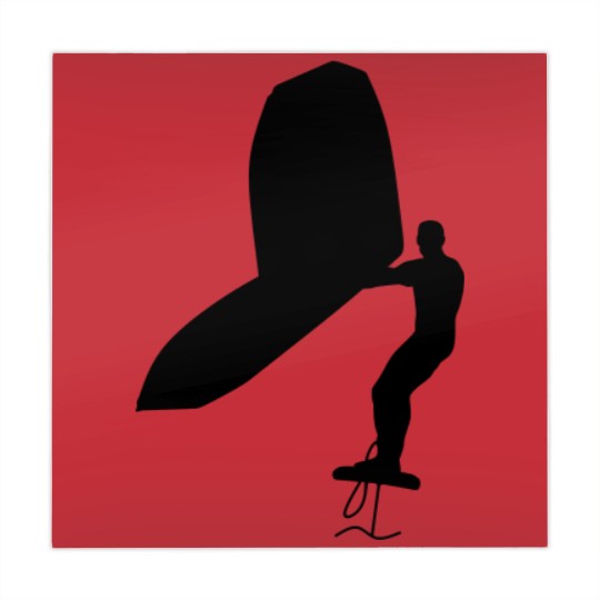 Discover Wing surfer wing surfing with foil wing Mahjong Mats