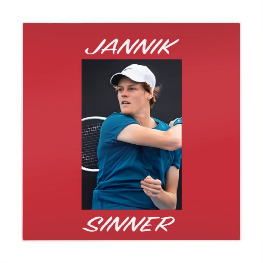 Discover JANNIK SINNER TENNIS Cottonrulz Oversize White Mahjong Mats