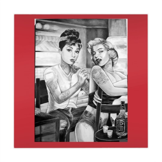 Discover Marilyn Monroe and Audrey Hepburn vintage design Mahjong Mats