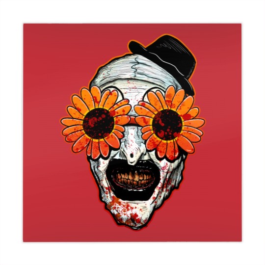 Discover Art The Clown Terrifier 2 Sunflower Sunglasses Horror Mahjong Mats