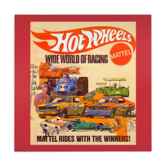 Discover Hot Wheels Vintage Wide World of Racing Mahjong Mats