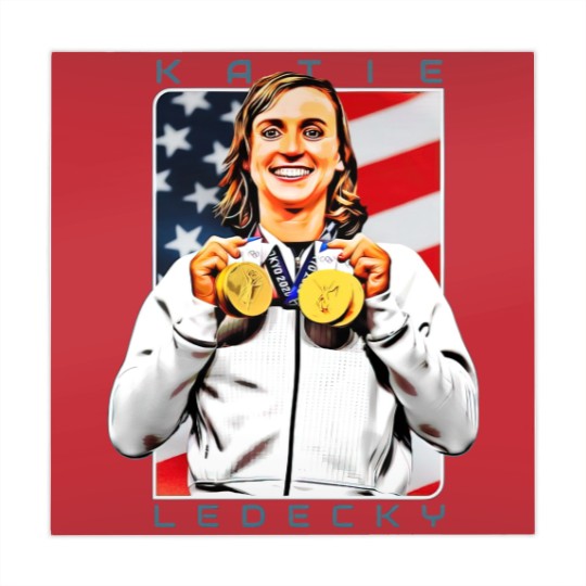 Discover Katie Ledecky The Hero - Athlete - Mahjong Mats