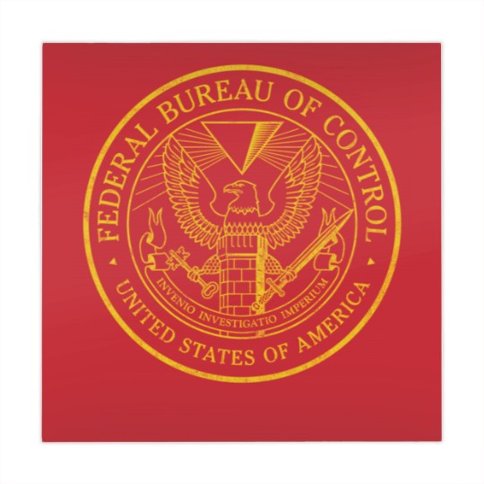 Discover Federal Bureau of Control  Control Game Logo  Distressed Logo Mahjong Mats