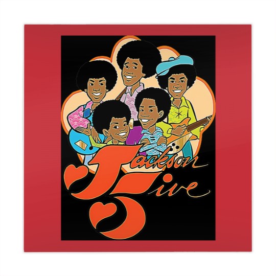 Discover Vintage Jackson 5 70s Cartoon Retro Vintage Style Distressed Mahjong Mats