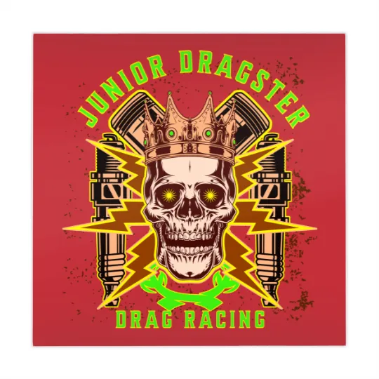 Discover Junior Dragster Drag Racing Skull Spark Plugs Piston Rods Jr Dragster Drag Racer Dragster Driver Cla Mahjong Mats