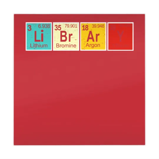 Discover Library Periodic Table Library Reading Book Worms Mahjong Mats