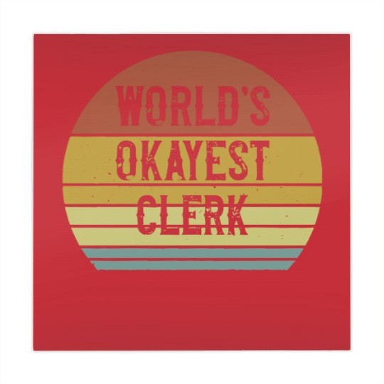 Discover Clerk World's Okayest Clerk Mahjong Mats