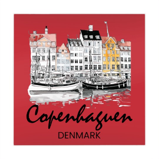 Discover Copenhagen Denmark Mahjong Mats