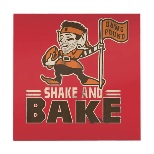 Discover Shake and Bake - Baker Mayfield - Flag Plant - Clevel nd Browns Inspired Mahjong Mats