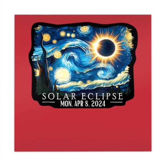 Discover Vintage American Totality Starry Night Eclipse Solar 2024 Mahjong Mats
