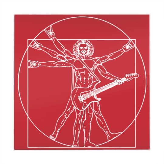 Discover Vitruvian Man Guitar Music Player Da Vinci Mahjong Mats