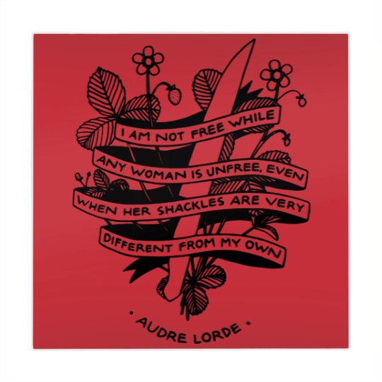 Discover Audre Lorde Feminist Quote Mahjong Mats - 50% of Profits to the Abortion Care Network