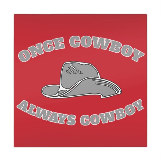 Discover Once cowboy always Cowboy Sherrif Western cowboy Mahjong Mats